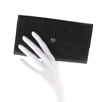 Louis Vuitton Mat Monogram Sarah Wallet Gris 2 of 10