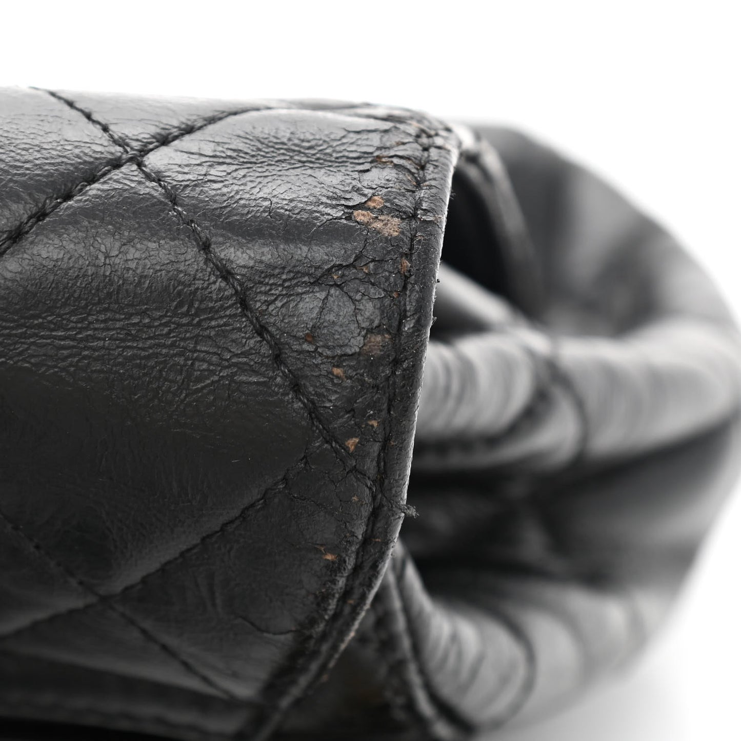 Lambskin Quilted Backpack Black