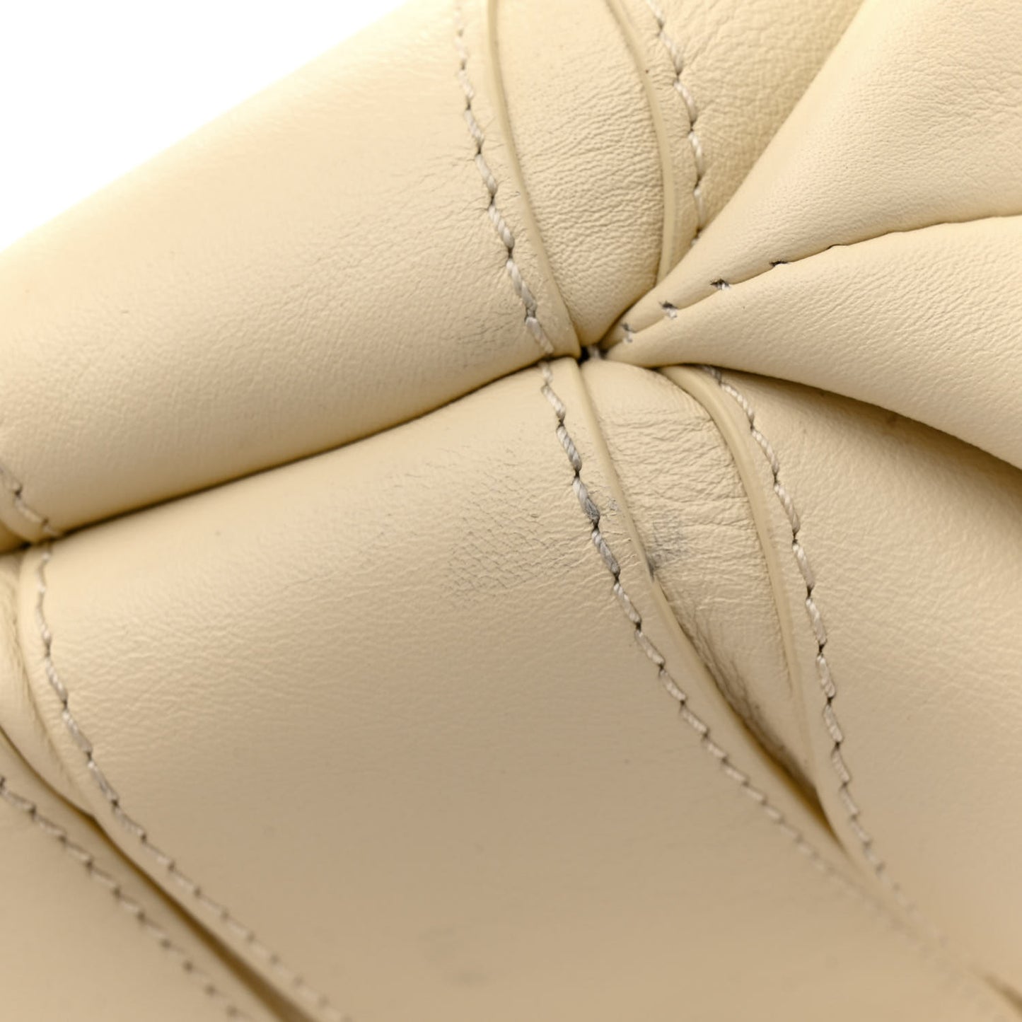 Calfskin Banded Florence Tote Cream