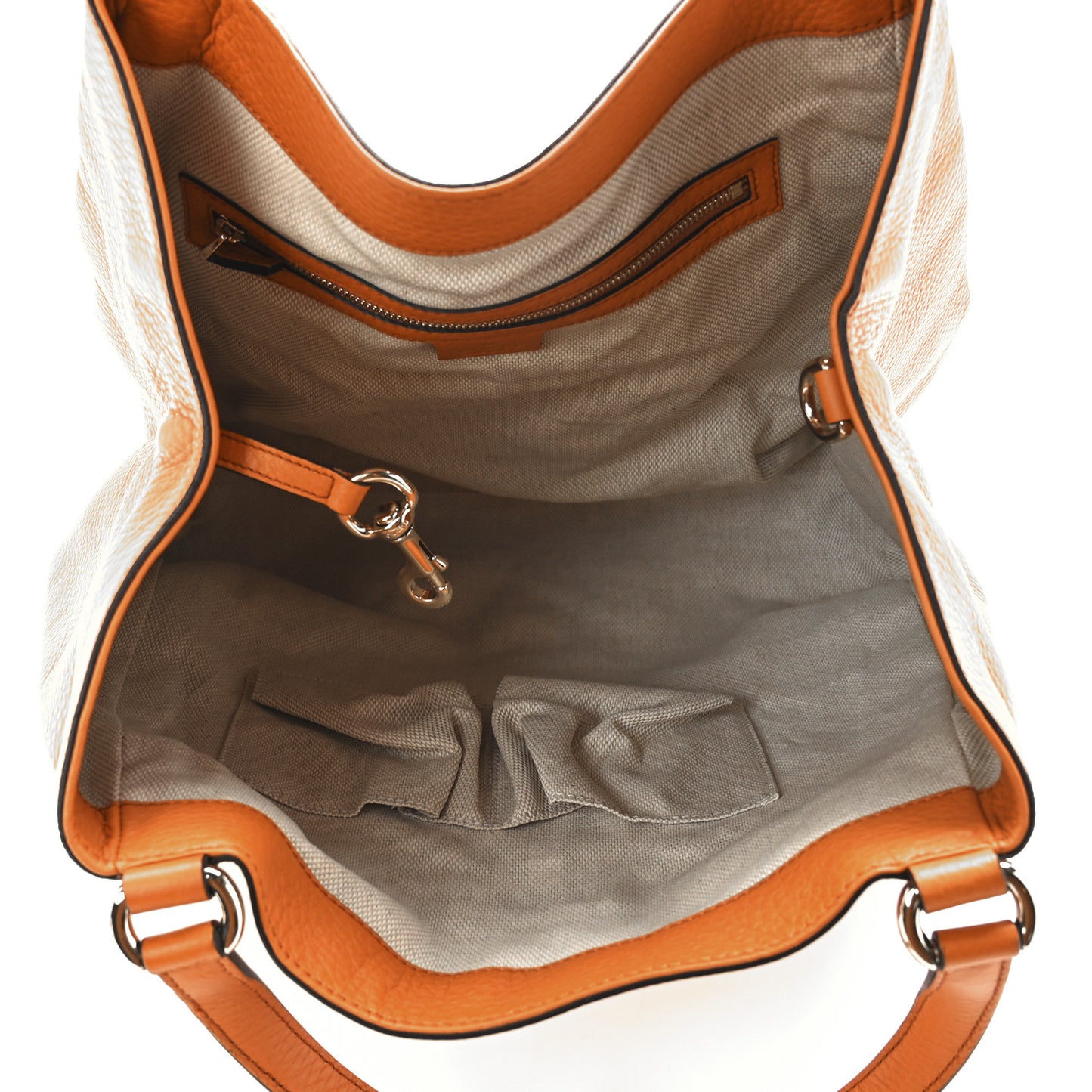 Pebbled Calfskin Medium Soho Shoulder Bag Curcuma