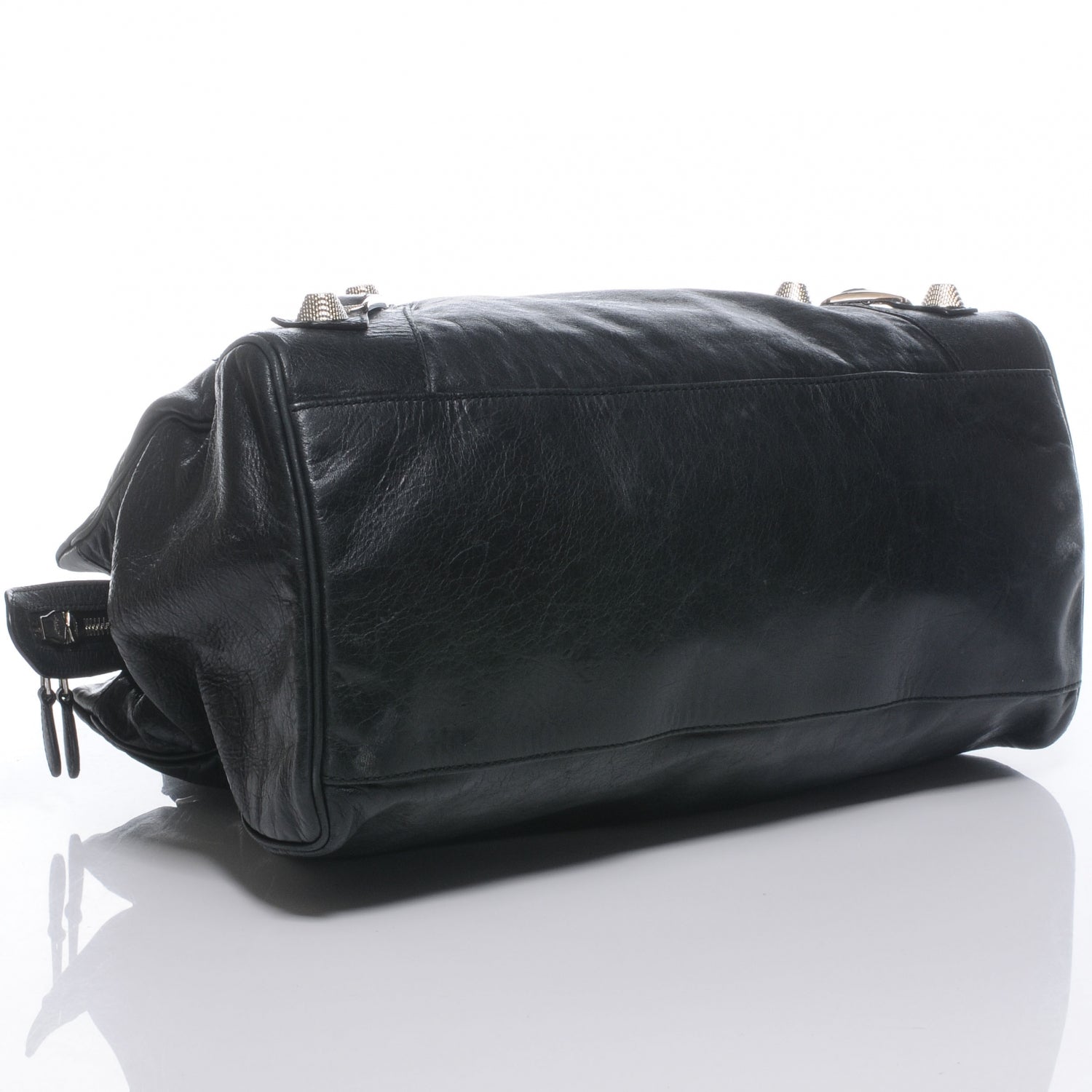 Balenciaga Agneau Giant 21 Silver Hardware Mid Day Black 5 of 9