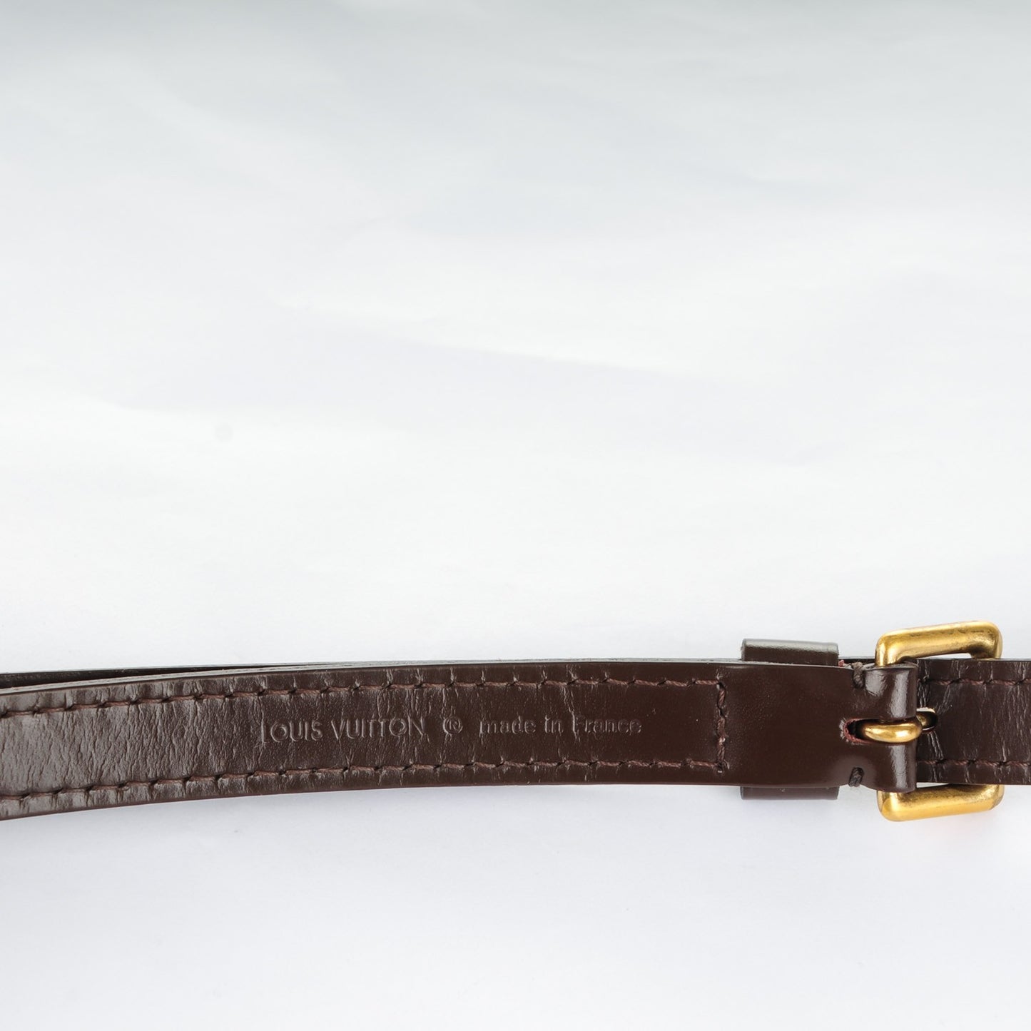 Calfskin 16mm Adjustable Shoulder Strap Brown
