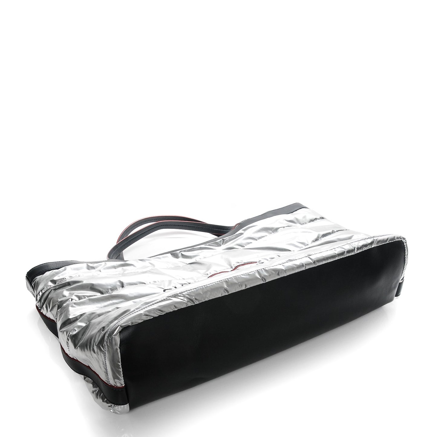 Reversible Airlines Tote Silver Navy