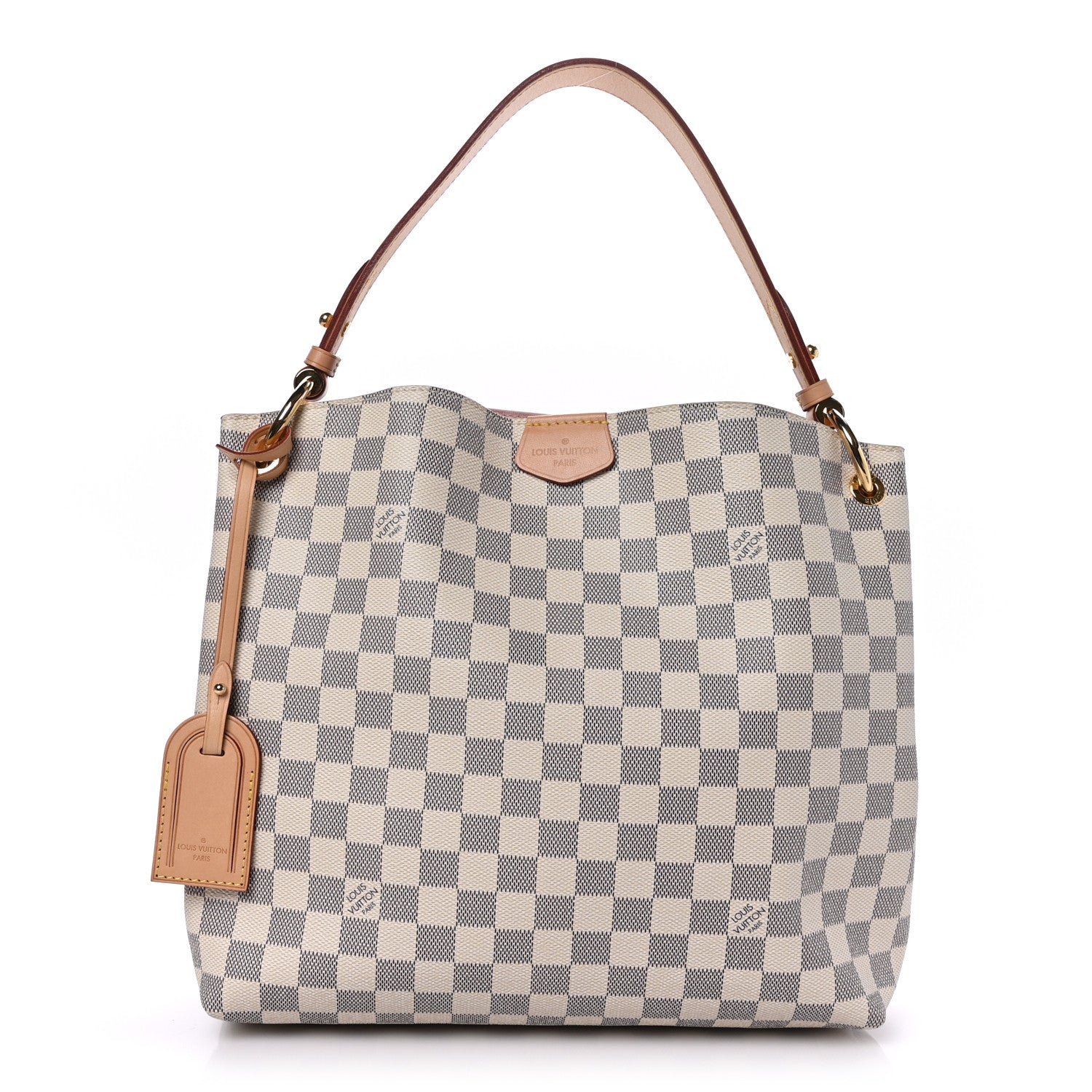 Louis Vuitton Damier Azur Graceful PM Rose Ballerine 1 of 8