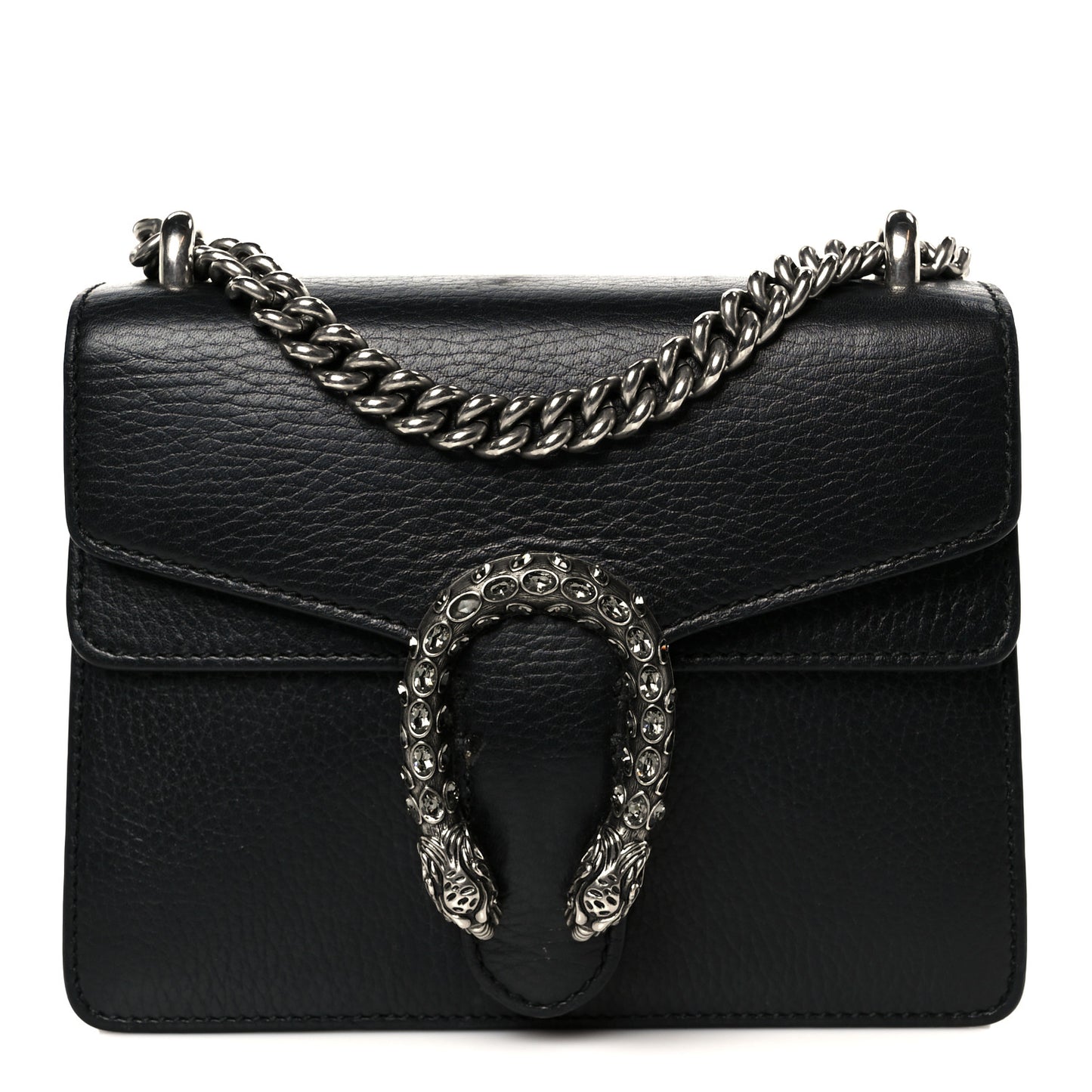 Calfskin Mini Dionysus Shoulder Bag Black