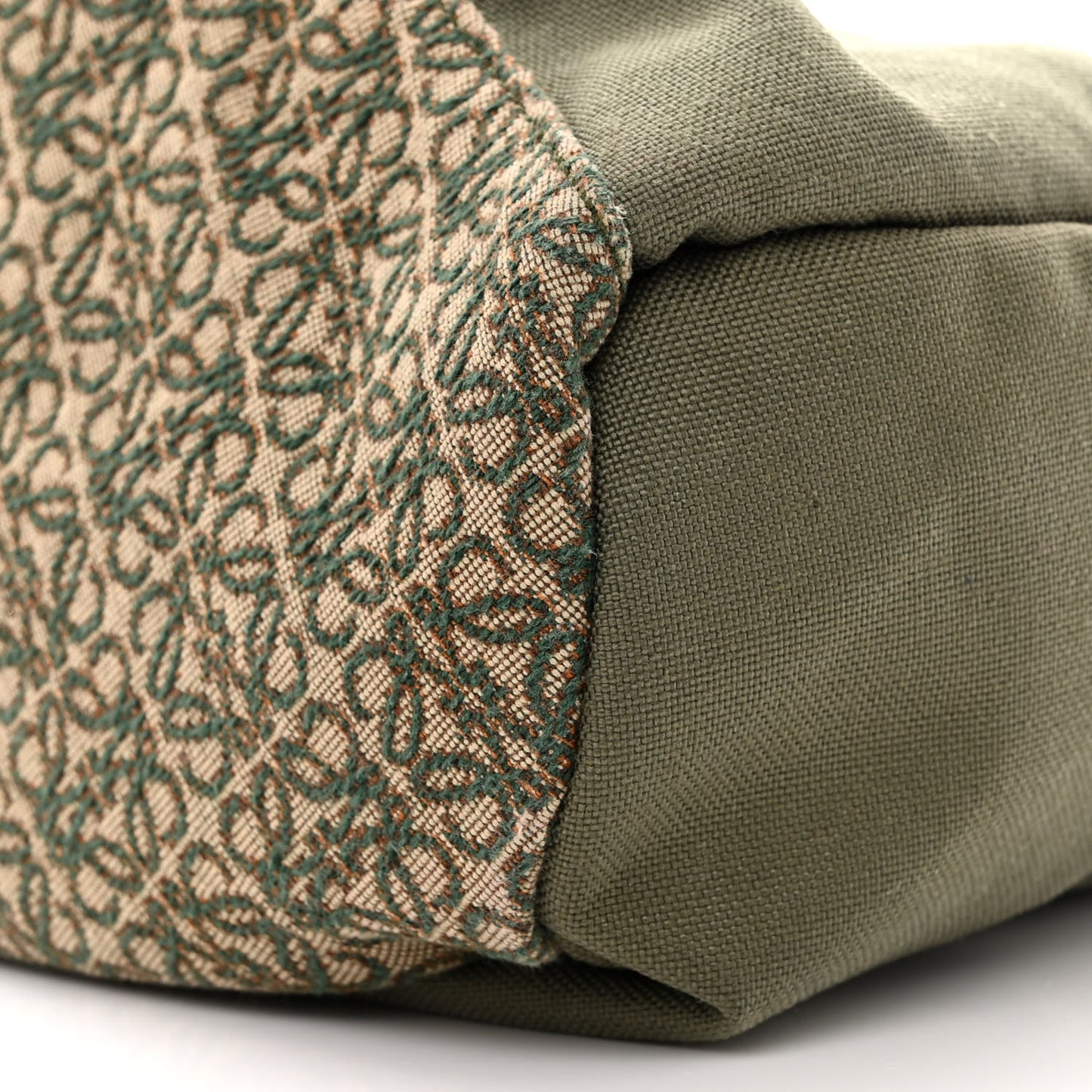 Jacquard Anagram Calfskin Anton Sling Avocado Green
