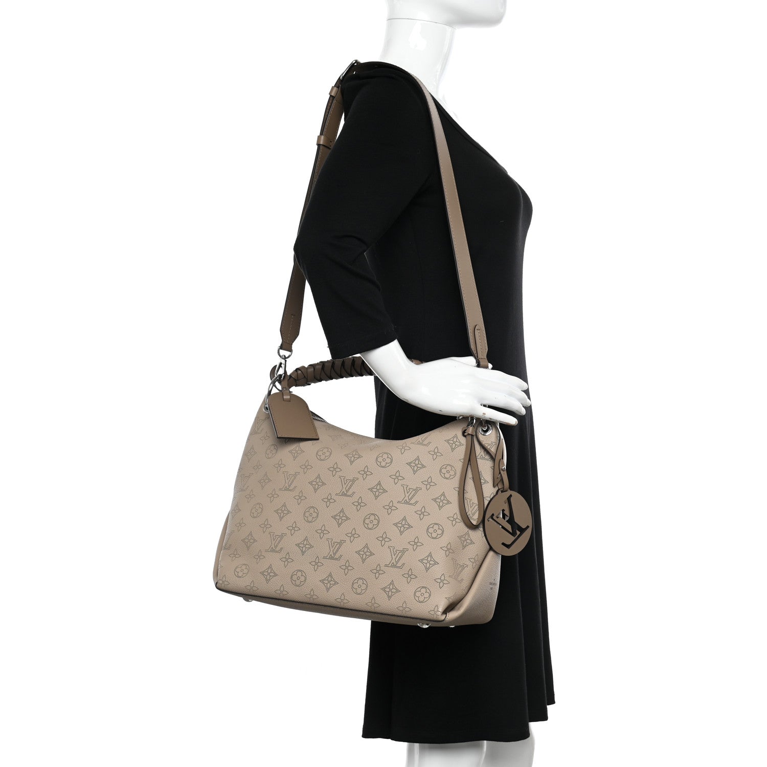 Louis Vuitton Mahina Beaubourg Hobo MM Galet 2 of 9