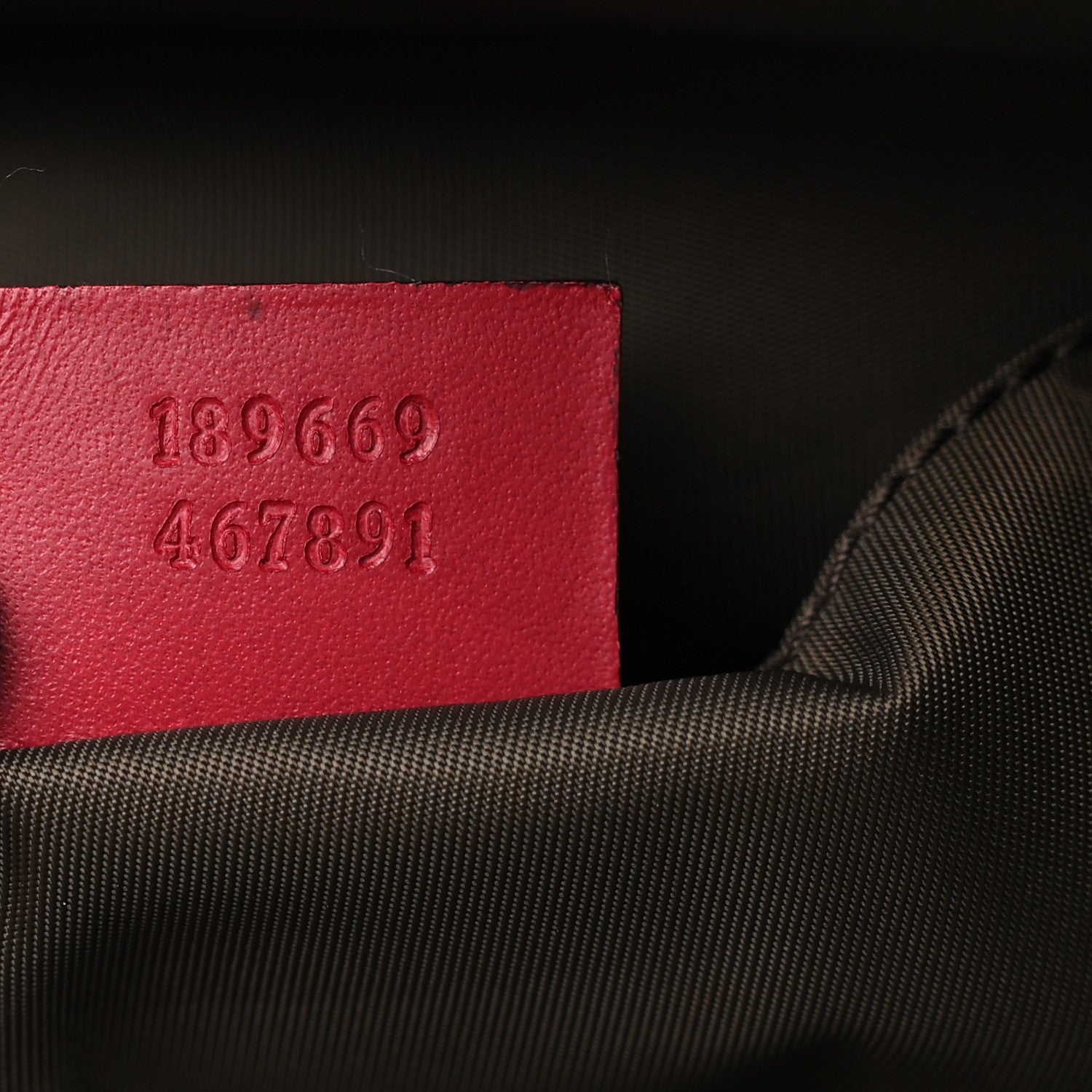 Gucci GG Monogram Medium Web Handle Vertical Tote Red 7 of 10