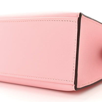 Hermes Swift Kelly Pochette Clutch Rose Sakura 9 of 10