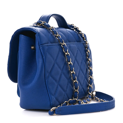 Chanel Caviar Quilted Medium Business Affinity Flap Dark Blue 3 of 12