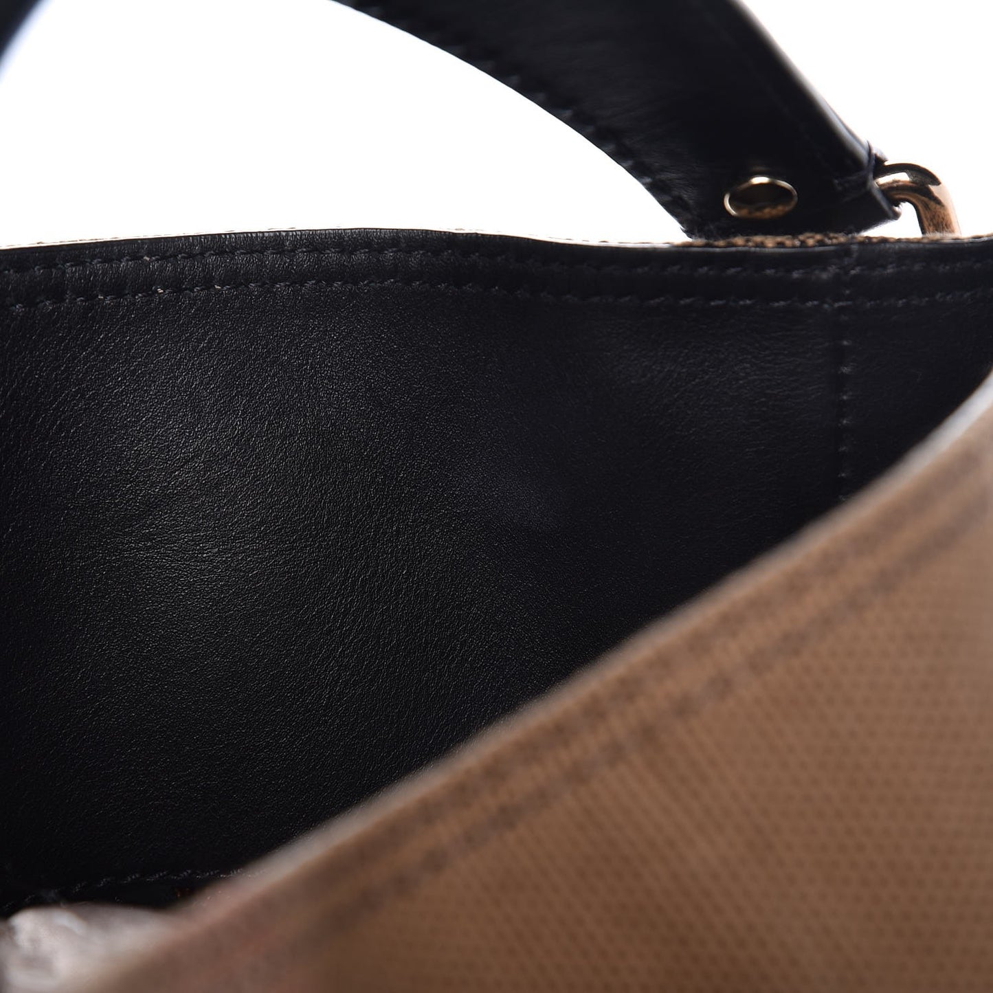 Canvas Mega Check Medium Ashby Hobo Black