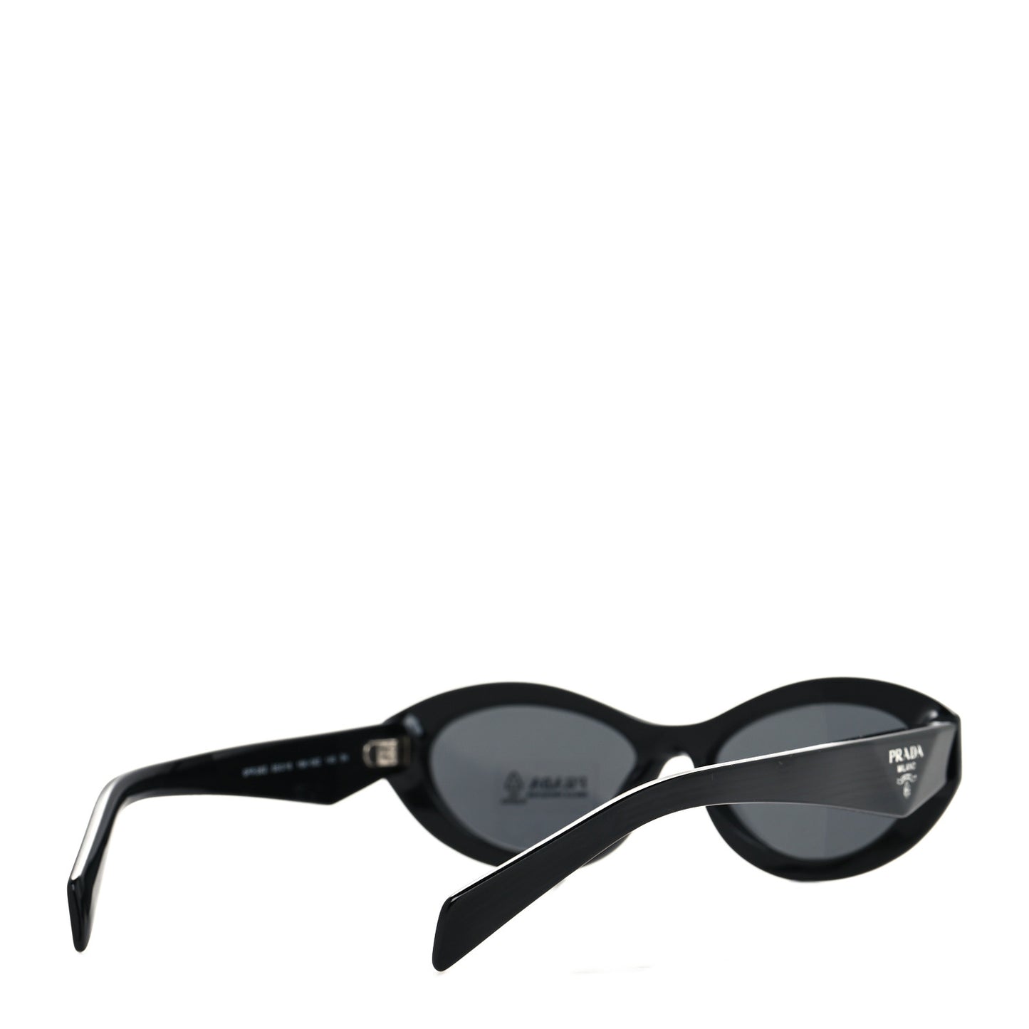 Acetate Oval Sunglasses SPR 26Z Black