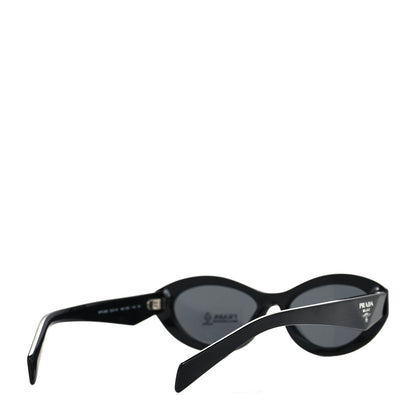Prada Acetate Oval Sunglasses SPR 26Z Black 4 of 6