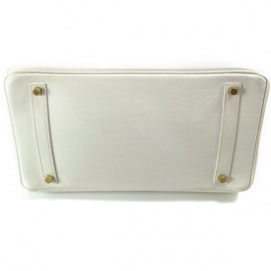 Hermes Swift Custom Birkin 35 White 4 of 10