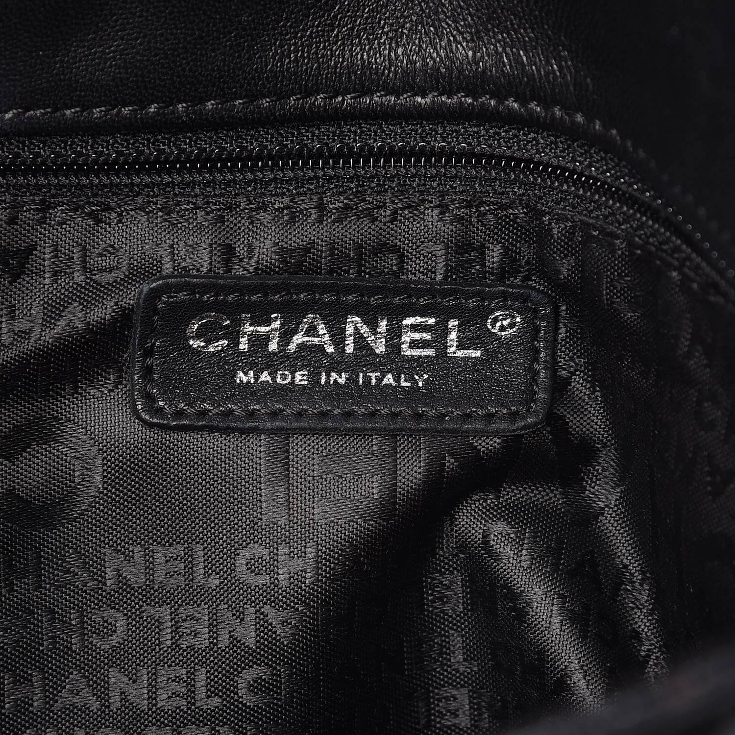 Chanel Glazed Crackled Calfskin Quilted Mademoiselle Flap Black 6 of 13