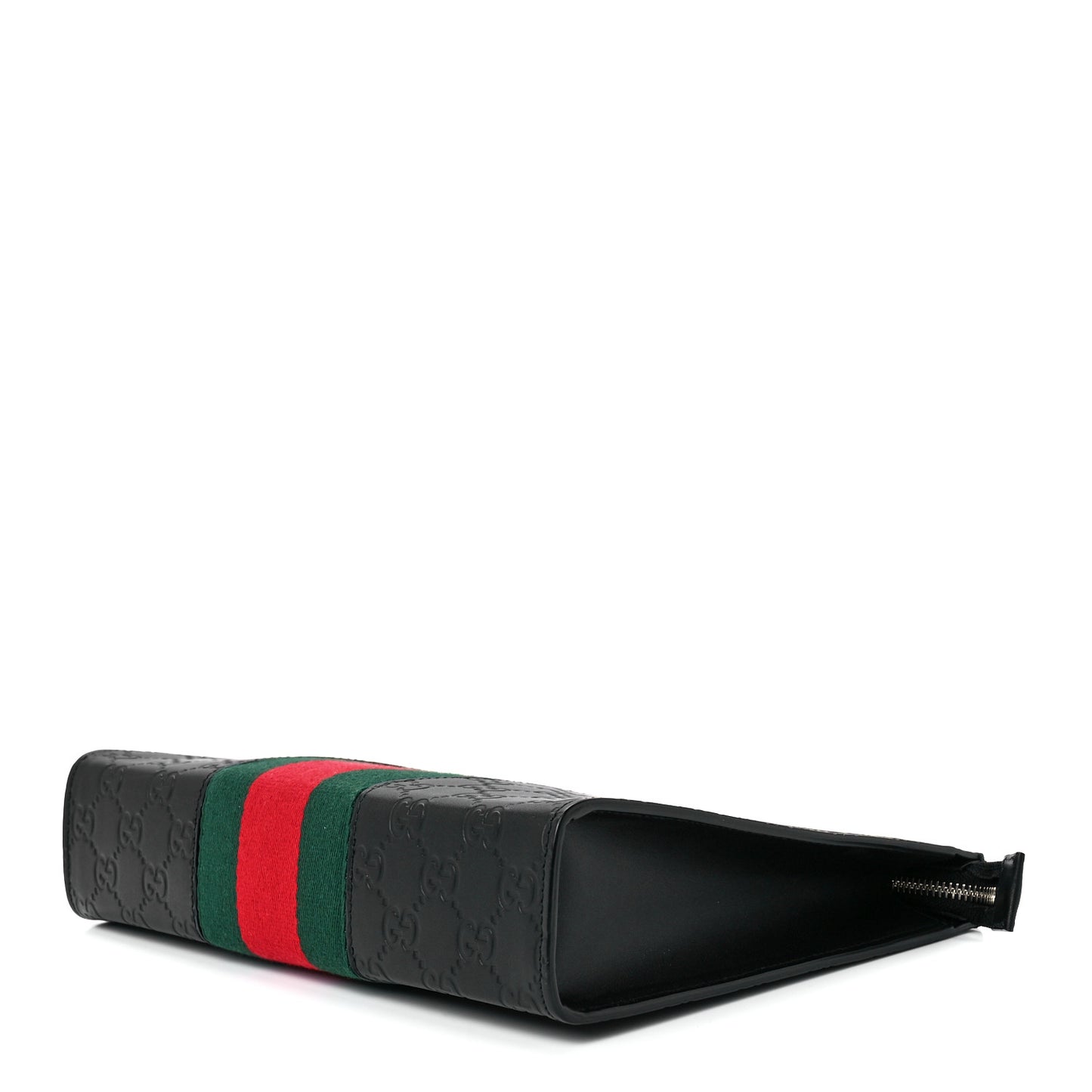 Guccissima Signature Web New Web Cosmetic Case Black