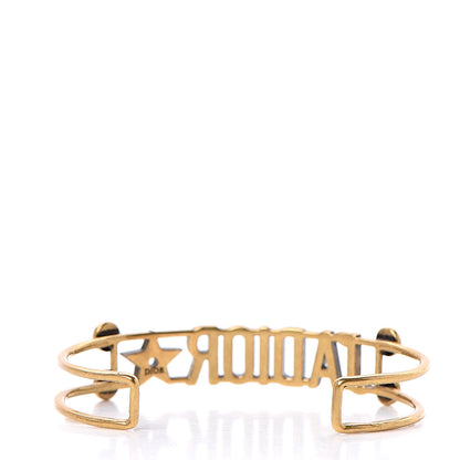 Christian Dior Metal Pearl J'Adior Bracelet Cuff Gold 3 of 5