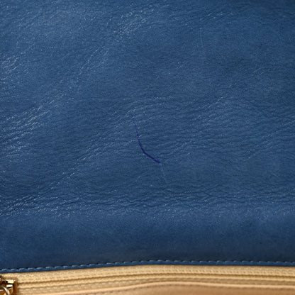 Chanel Iridescent Calfskin Large Chic Quilt Flap Blue 11 of 12