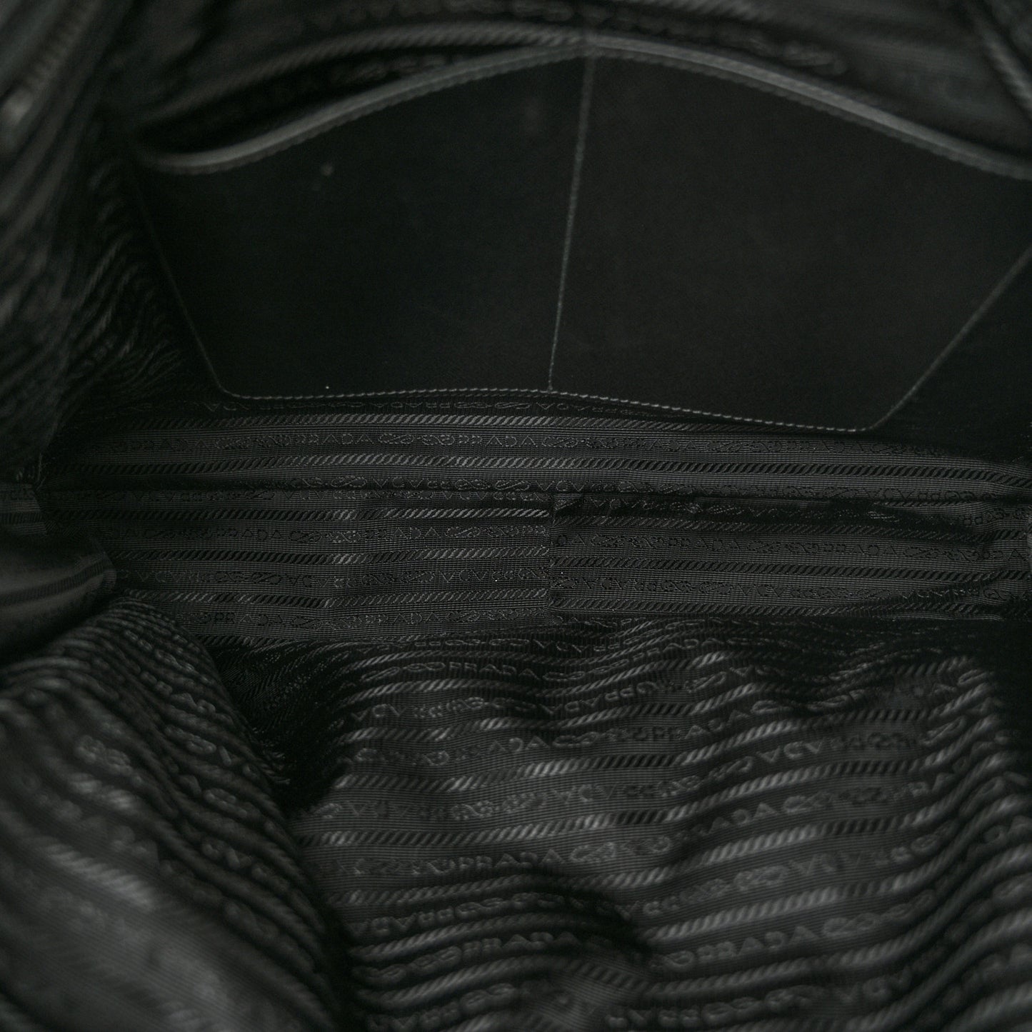 Tessuto Nylon Saffiano Briefcase Black