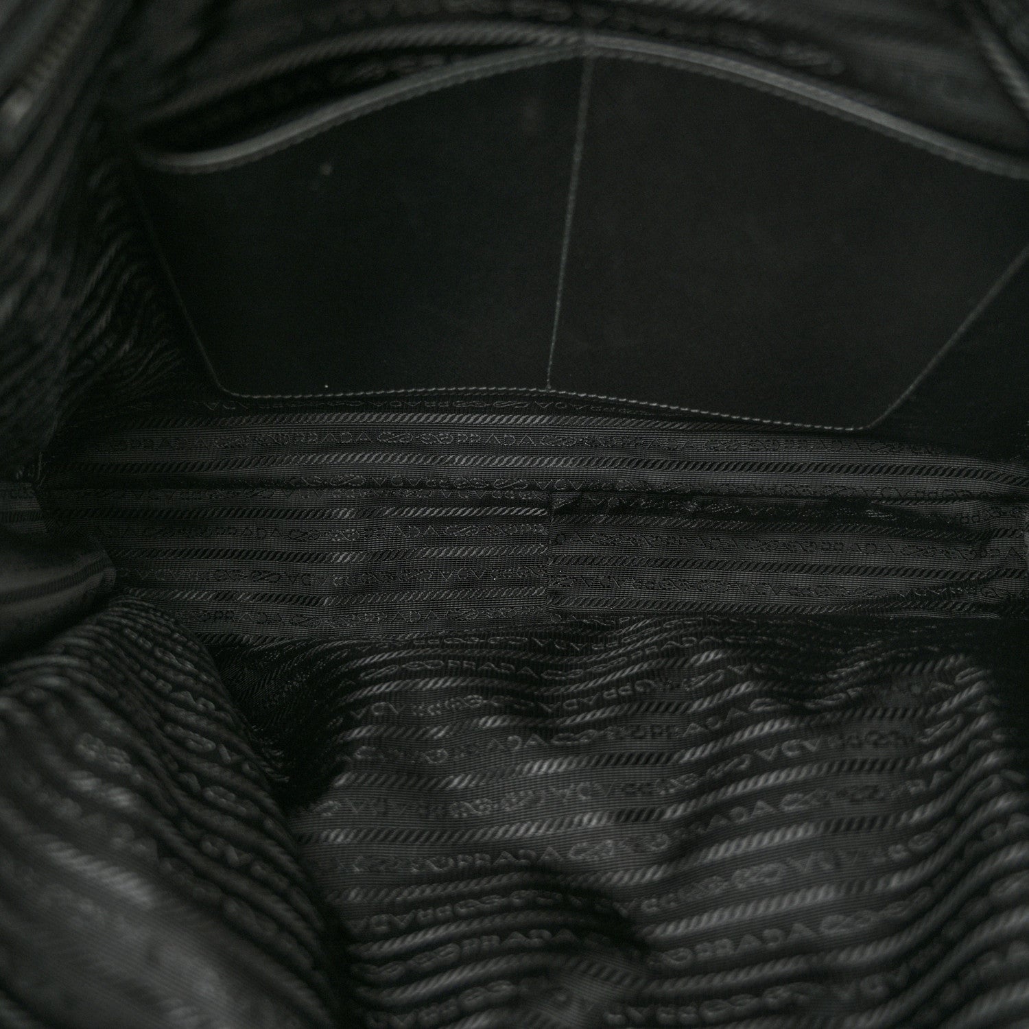 Prada Tessuto Nylon Saffiano Briefcase Black 7 of 12