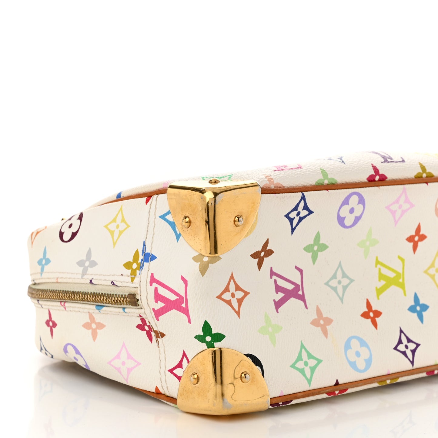 Monogram Multicolor Trouville White