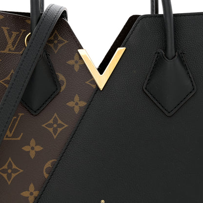 Louis Vuitton Calfskin Monogram Kimono Tote PM Black 9 of 13