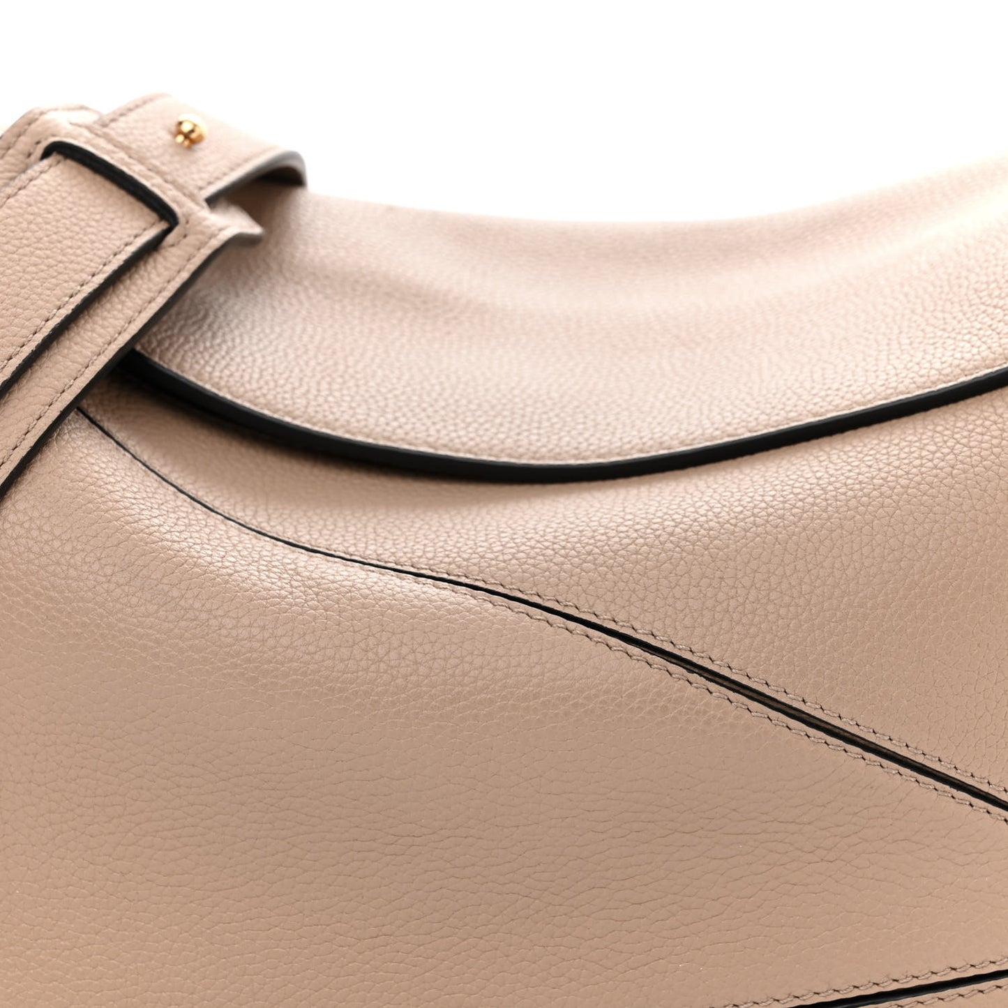 Calfskin Medium Puzzle Bag Sand