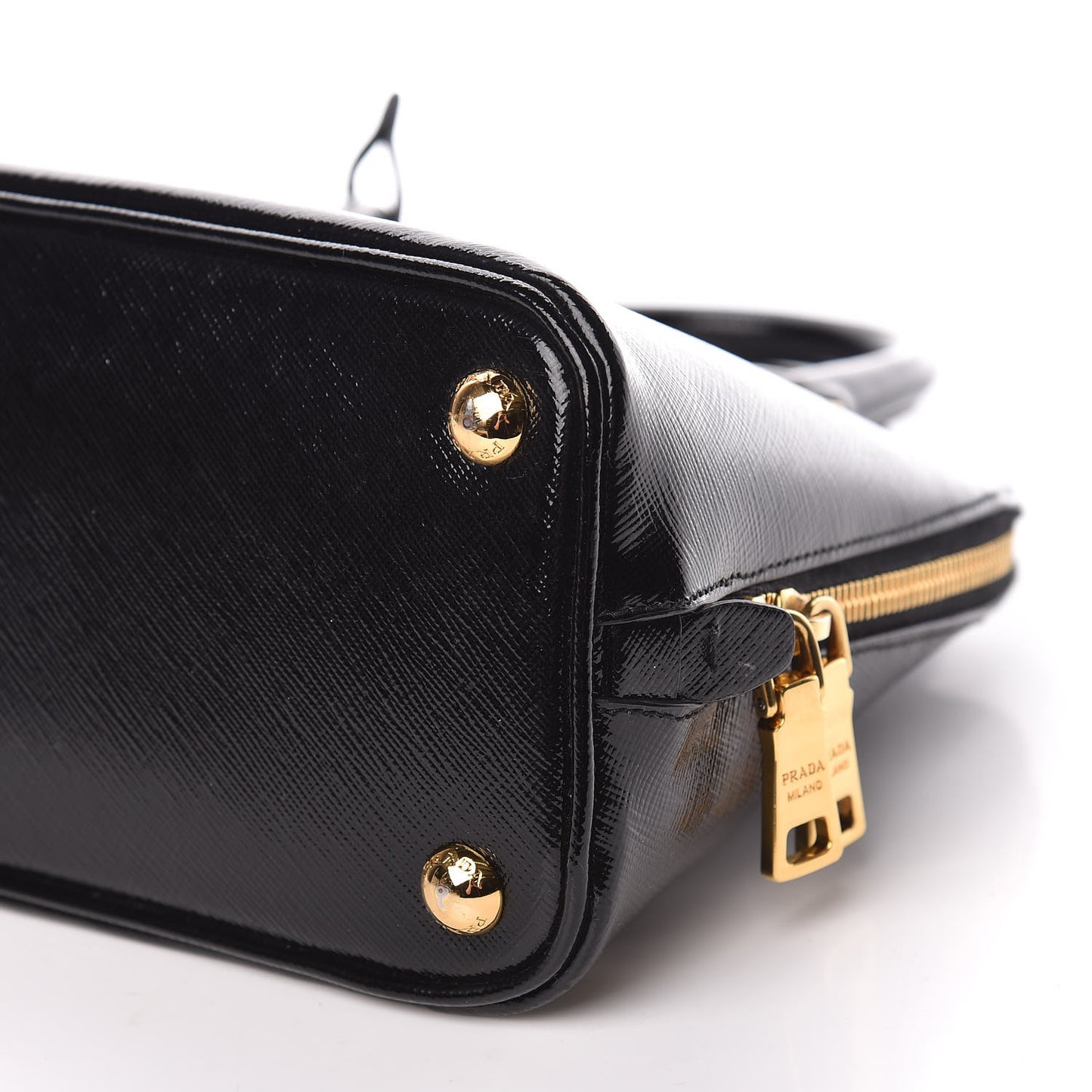 Saffiano Vernice Small Promenade Tote Black
