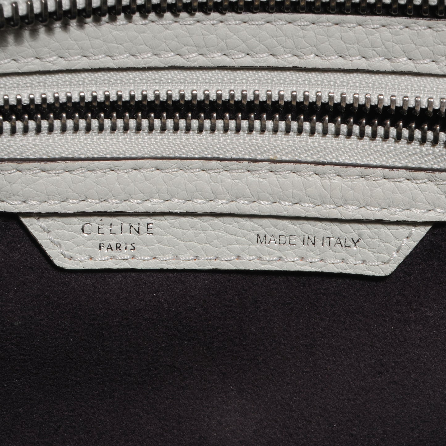 Drummed Leather Micro Luggage Lune