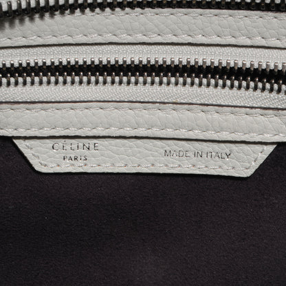 Celine Drummed Leather Micro Luggage Lune 6 of 8