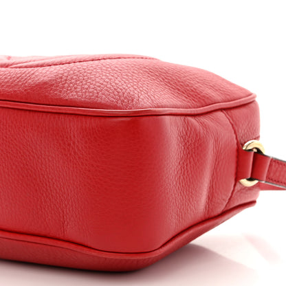 Gucci Pebbled Calfskin Small Soho Disco Bag Tabasco Red 11 of 13