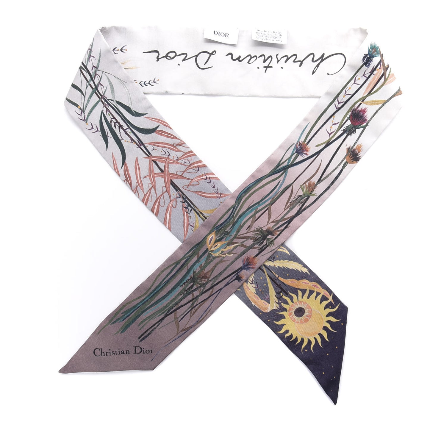 Silk Jardin Au Crepuscule Mitzah Scarf Multicolor