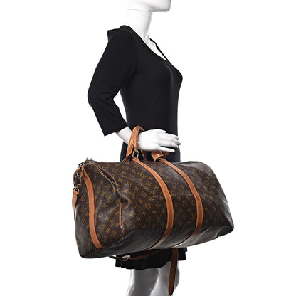 Louis Vuitton Monogram Keepall Bandouliere 50 3 of 23