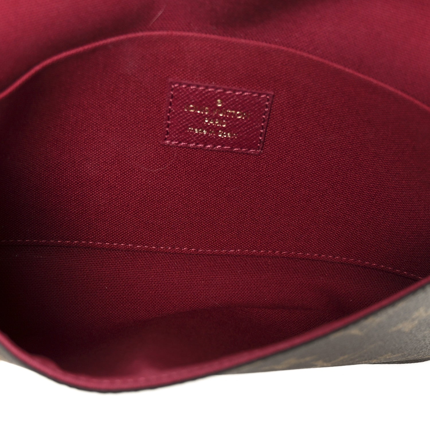 Louis Vuitton Monogram Pochette Felicie Chain Wallet Fuchsia 6 of 15