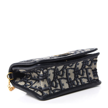 Christian Dior Oblique Nano 30 Montaigne Pouch Blue 4 of 10