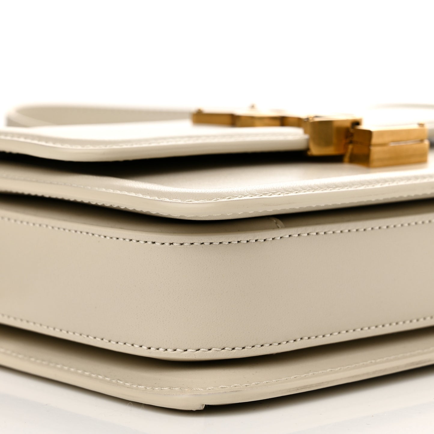 Smooth Calfskin Monogram Small Solferino Satchel Crema Soft