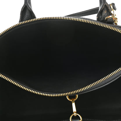 Louis Vuitton Calfskin City Steamer MM Black 5 of 16
