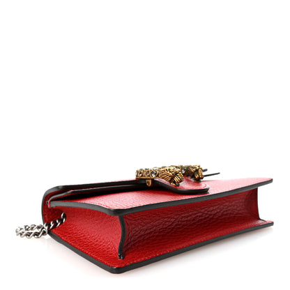 Gucci Calfskin Super Mini Dionysus Shoulder Bag Red 3 of 8