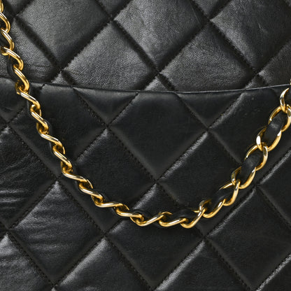 Chanel Lambskin Quilted Sun Medallion Shoulder Bag Black 8 of 10