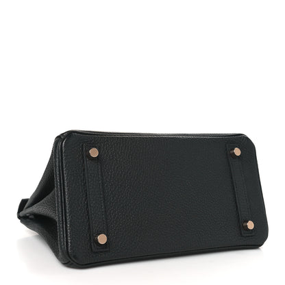Hermes Togo Birkin 25 Black 4 of 10