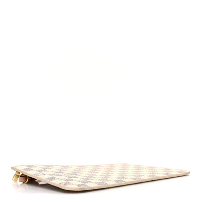 Louis Vuitton Damier Azur Neverfull MM GM Pochette Rose Ballerine 4 of 7