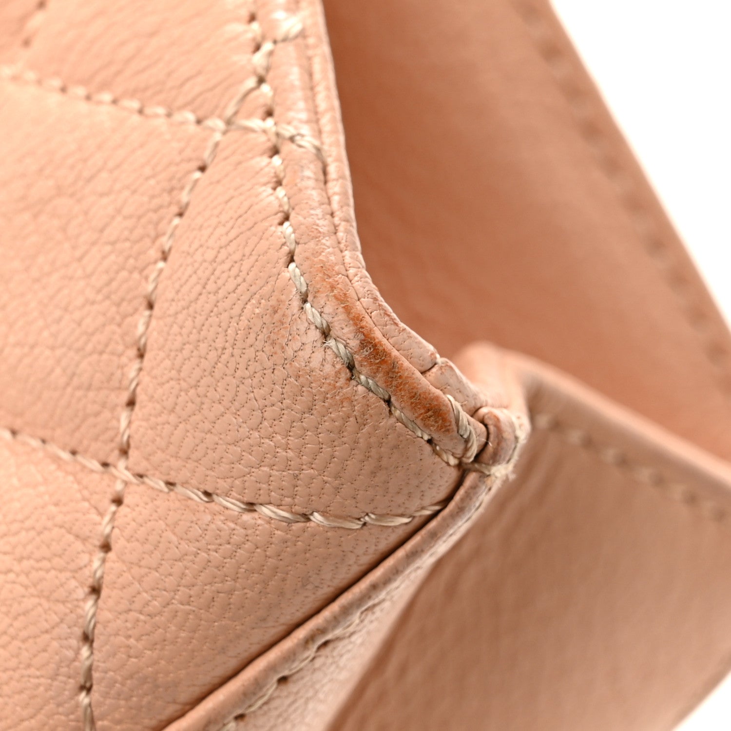 Chanel Goatskin Quilted Rita Flap Beige 14 of 16