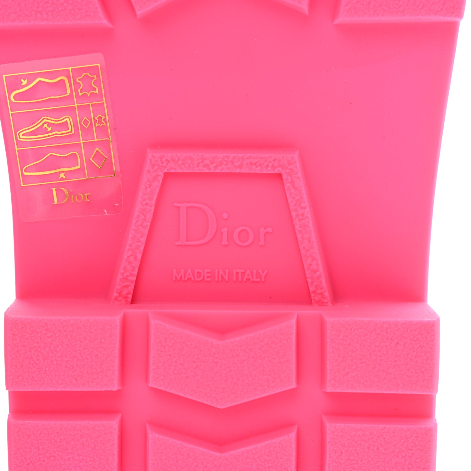 Christian Dior Calfskin Diorquake Slide Sandals Fuchsia Flu 37 6 of 9