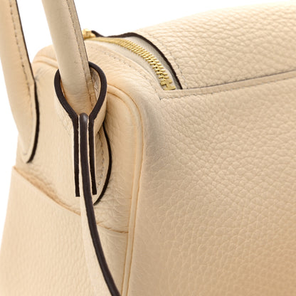 Hermes Taurillon Clemence Mini Lindy 20 Nata 9 of 11