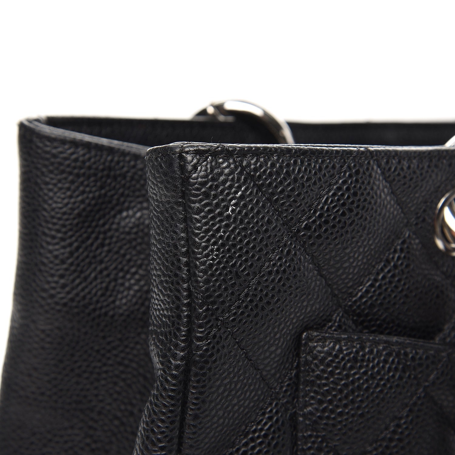 Chanel Caviar Quilted Grand Shopping Tote GST Black 9 of 18