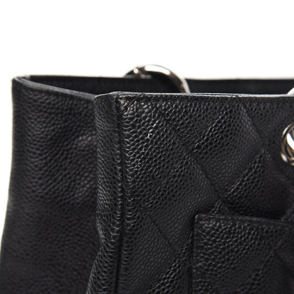 Chanel Caviar Quilted Grand Shopping Tote GST Black 9 of 18