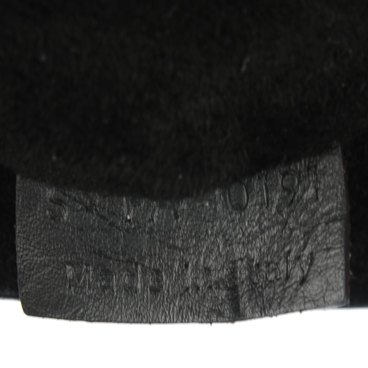 Crocodile Embossed Calfskin Medium Phantom Luggage Black