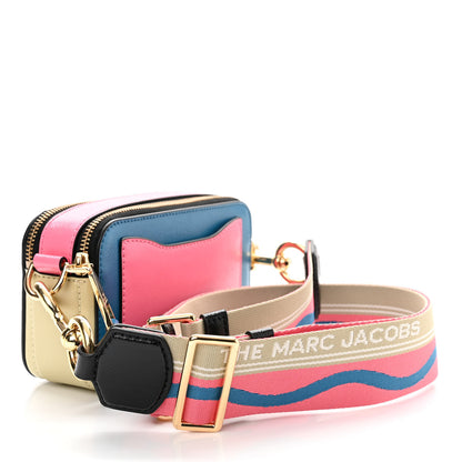 Marc Jacobs Saffiano Large The Sure Shot Camera Bag Blue Multicolor 3 of 10