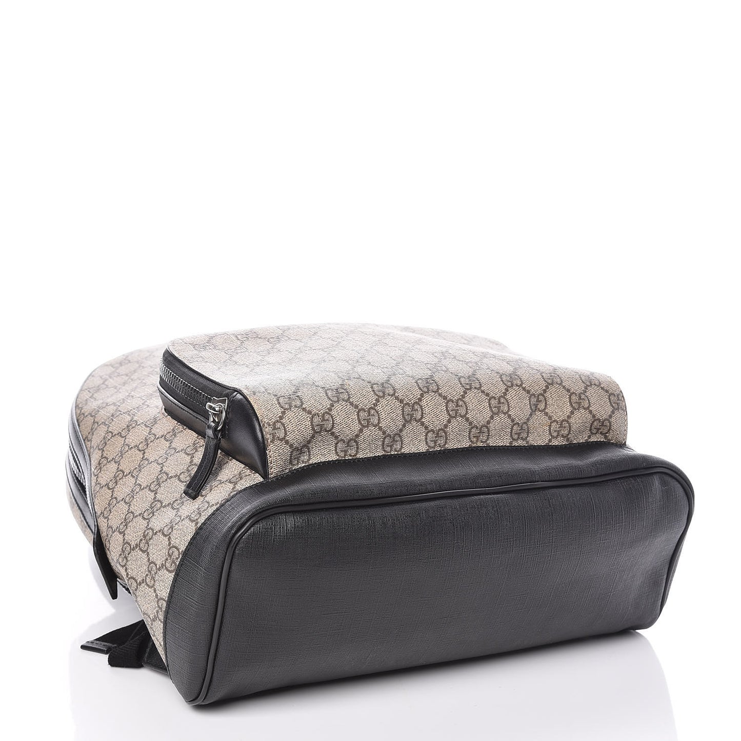 GG Supreme Monogram Medium Backpack Black