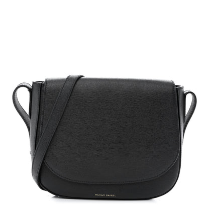 Mansur Gavriel Calfskin Flap Crossbody Bag Black 1 of 19